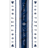 رومیزی مخمل الورا طرح کارائیب