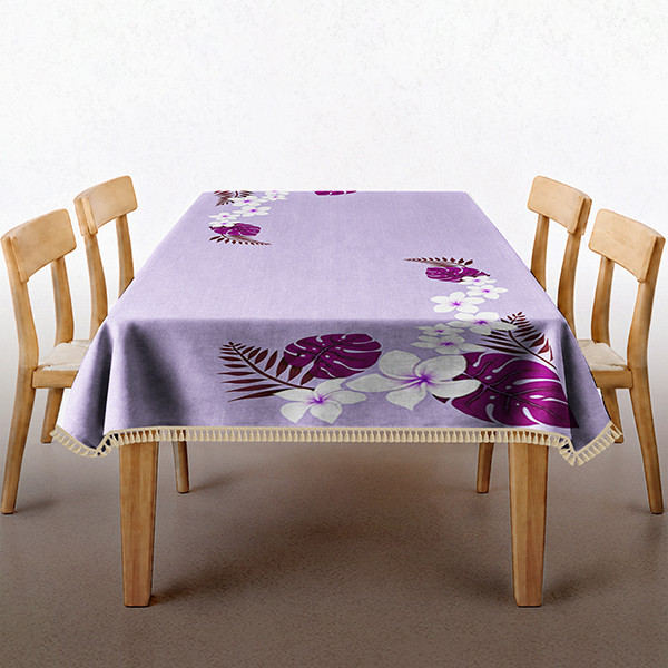 رومیزی مخمل الورا طرح طراوت