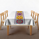 رومیزی مخمل الورا طرح هندسه